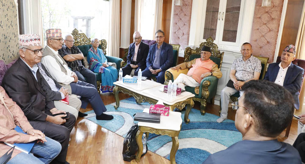 ओलीसहित पाँच जनाको राहदानी रोक्काप्रति एमालेको आपत्ति