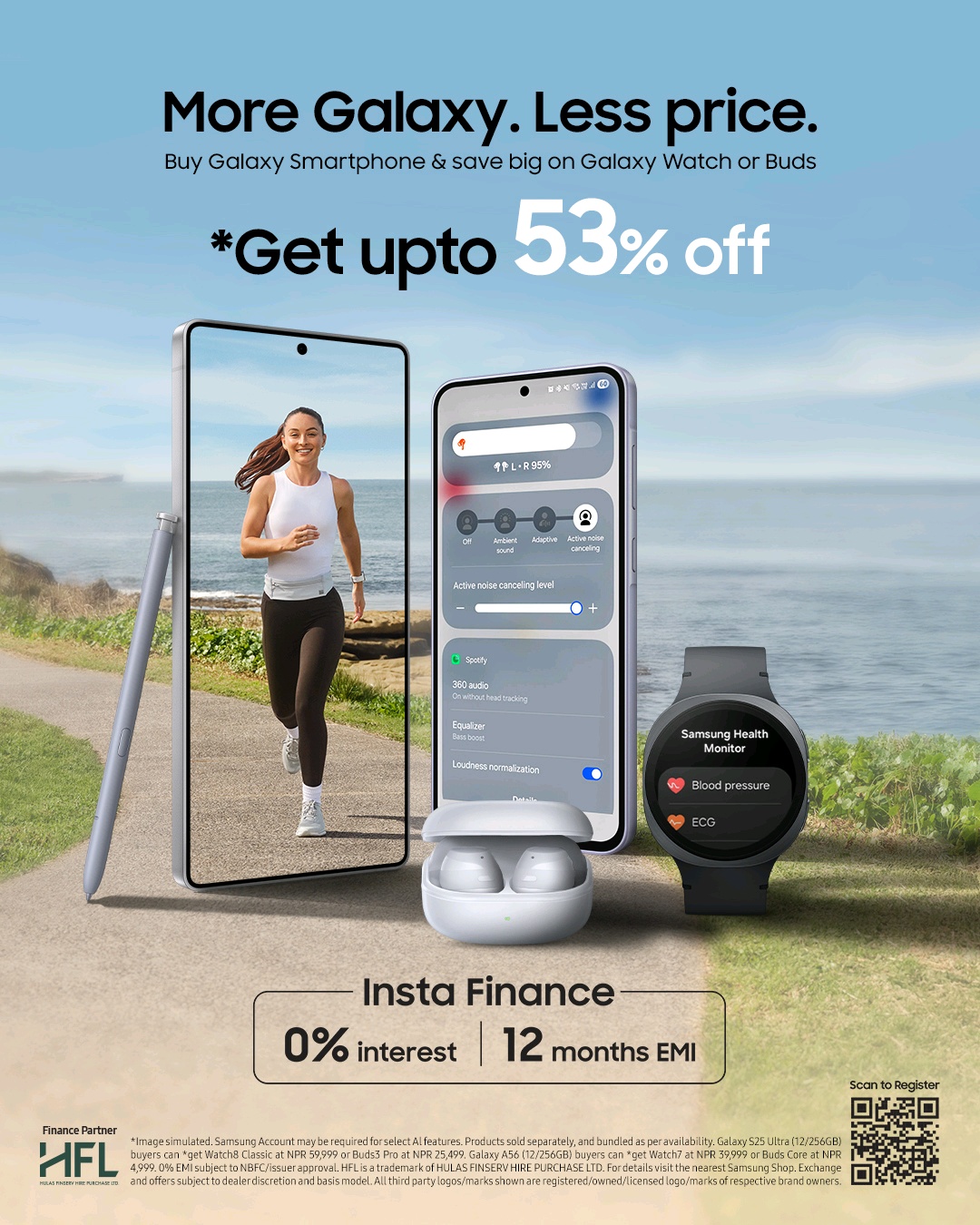 ग्यालेक्सी बड्स र वाचहरुमा ५३ प्रतिशत विशेष छुट