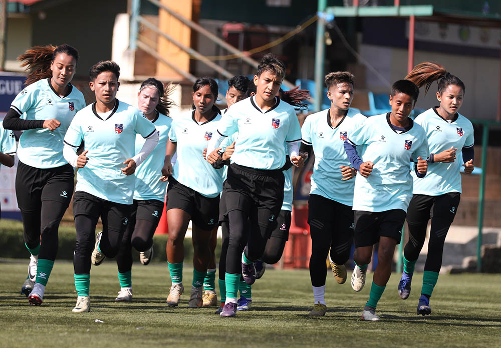 नेपाली महिला फुटबल टिमले आज इरानसँग खेल्दै