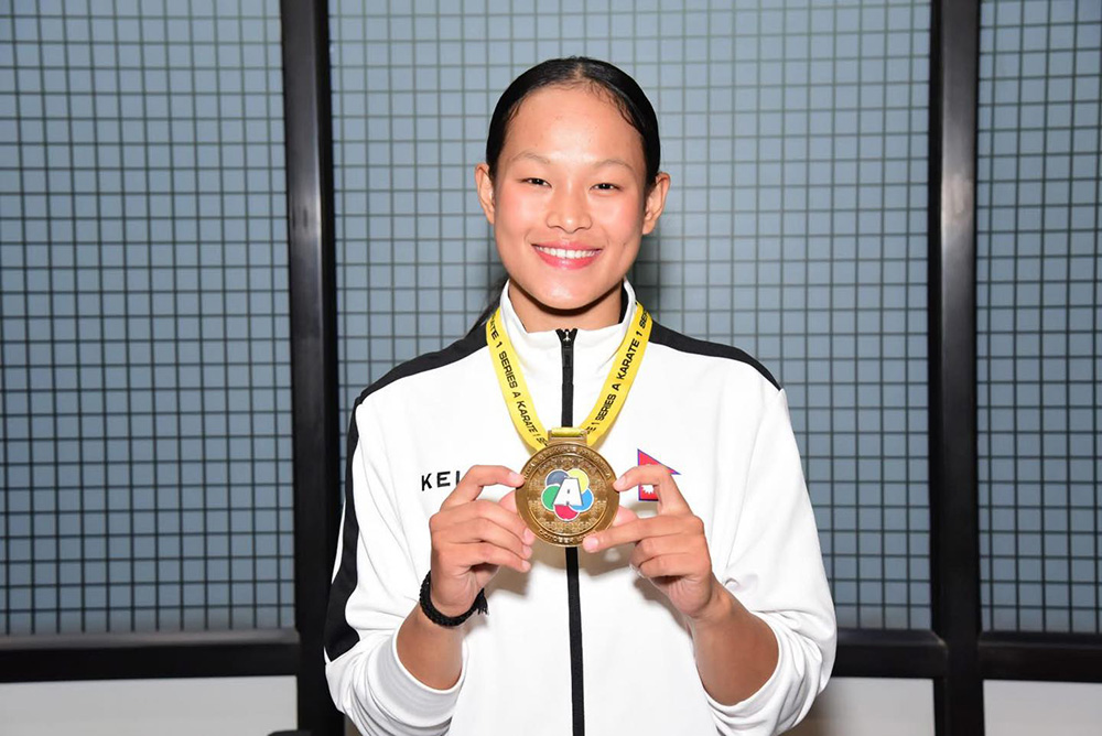 एरिका गुरुङ कराँते विश्व च्याम्पियनसिपका लागि छनौट