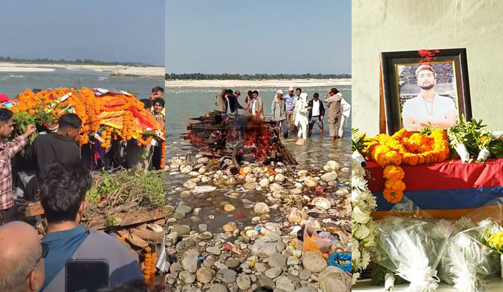 राष्ट्रिय सम्मानसहित विपिन जोशीकाे अन्त्येष्टि