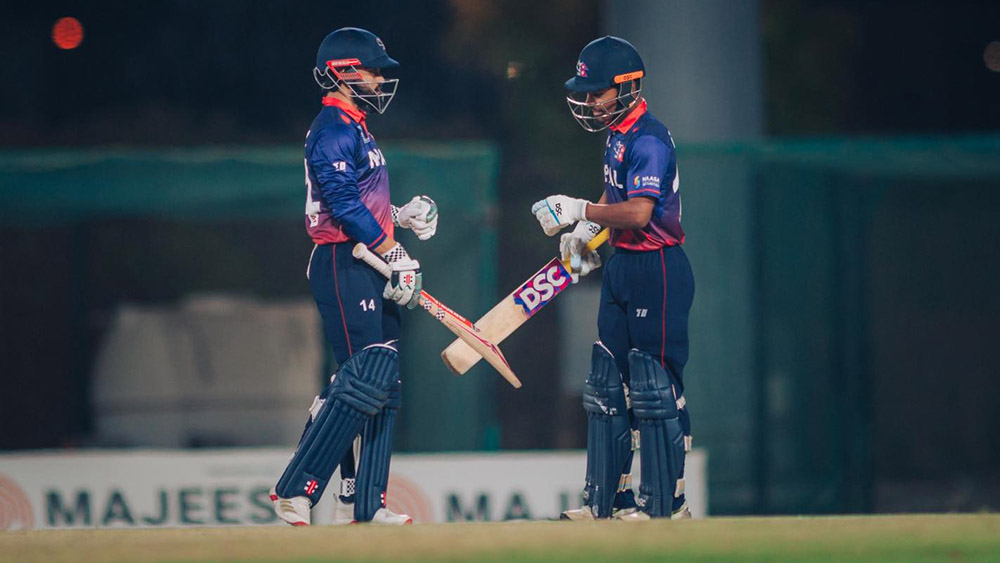 नेपालले कुवेतलाई दियो १४२ रनको लक्ष्य