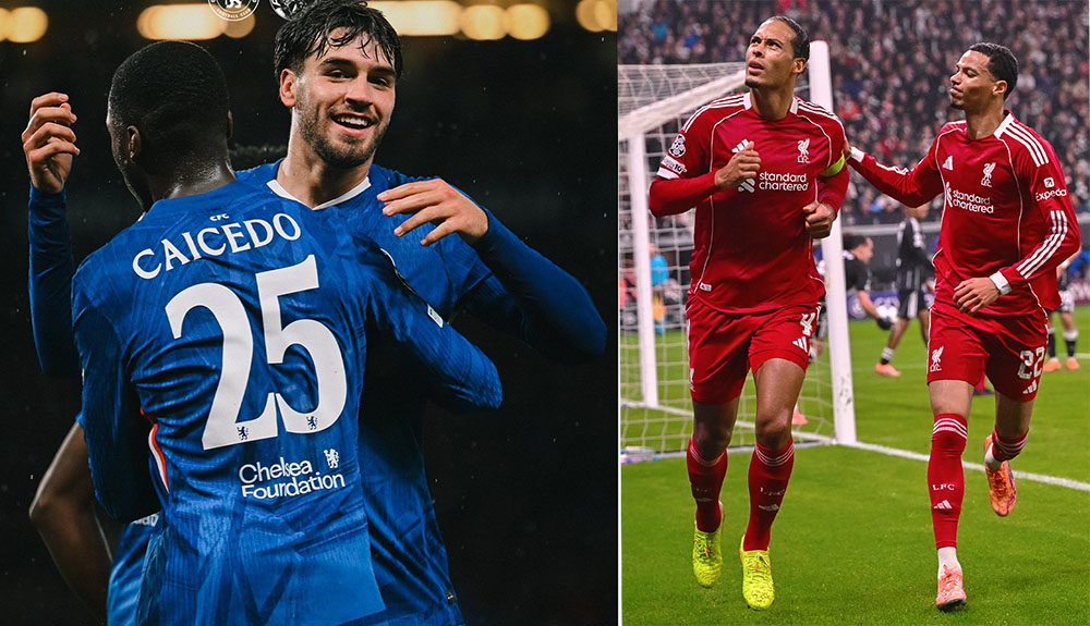 च्याम्पियन्स लिगमा चेल्सी र लिभरपुलको जित