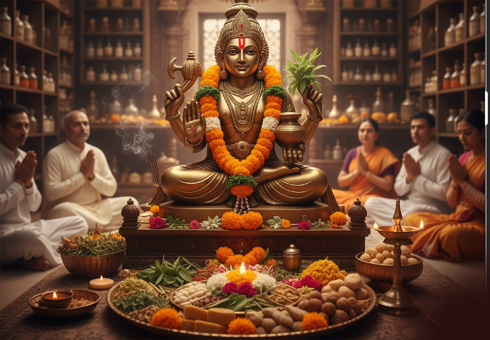 आज धन्वन्तरी जयन्ती एवं आरोग्यता दिवस मनाइदै