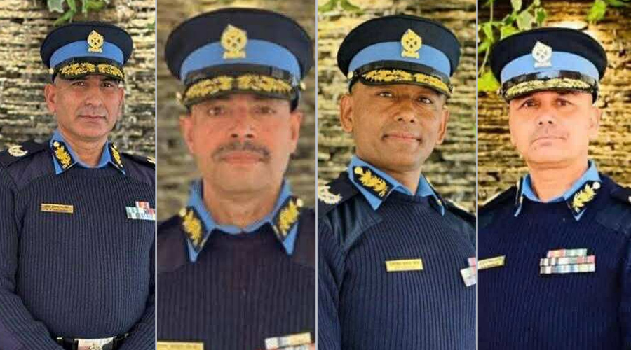 नेपाल प्रहरीका चार डीआईजीको एआईजीमा बढुवा गर्ने मन्त्रिपरिषद्को निर्णय