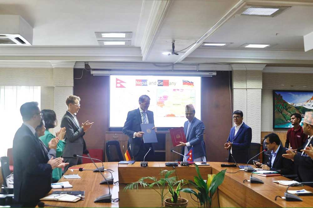 नेपाल र जर्मनबीच वित्तीय र प्राविधिक सहयोग सम्बन्धी सम्झौताहरुमा हस्ताक्षर