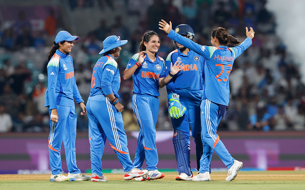 महिला क्रिकेट विश्वकपः न्यूजील्याण्डलाई हराउदै भारत सेमिफाइनलमा