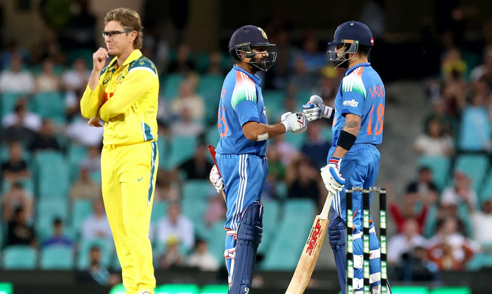 रोहित शर्माको शतकमा भारतको अस्ट्रेलियाविरुद्ध सान्त्वना जित