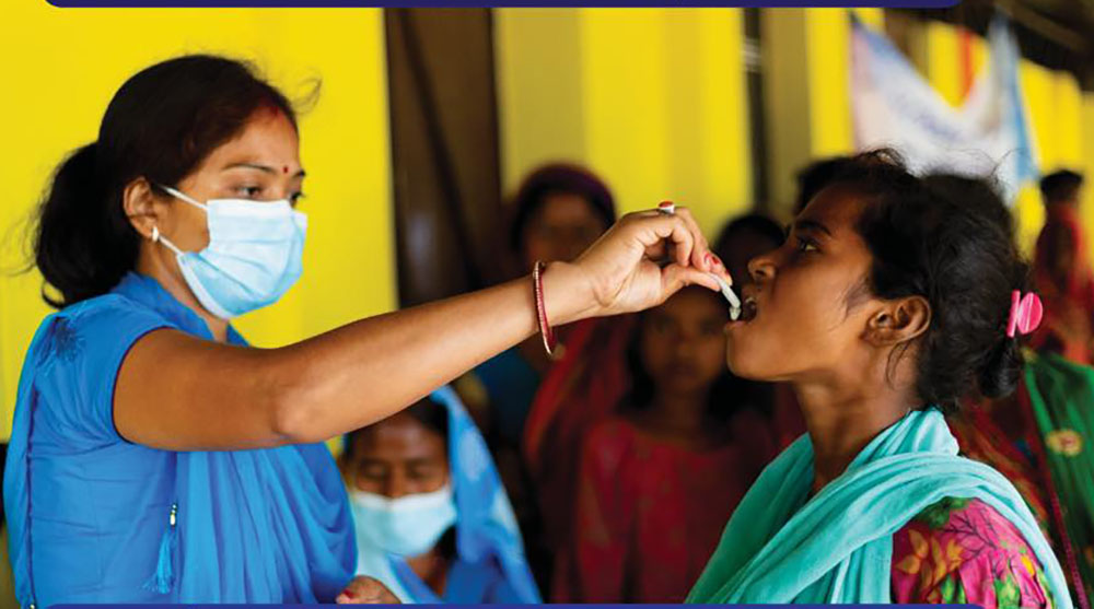 हैजा रोगविरुद्धको खोप अभियान चलाइँदै