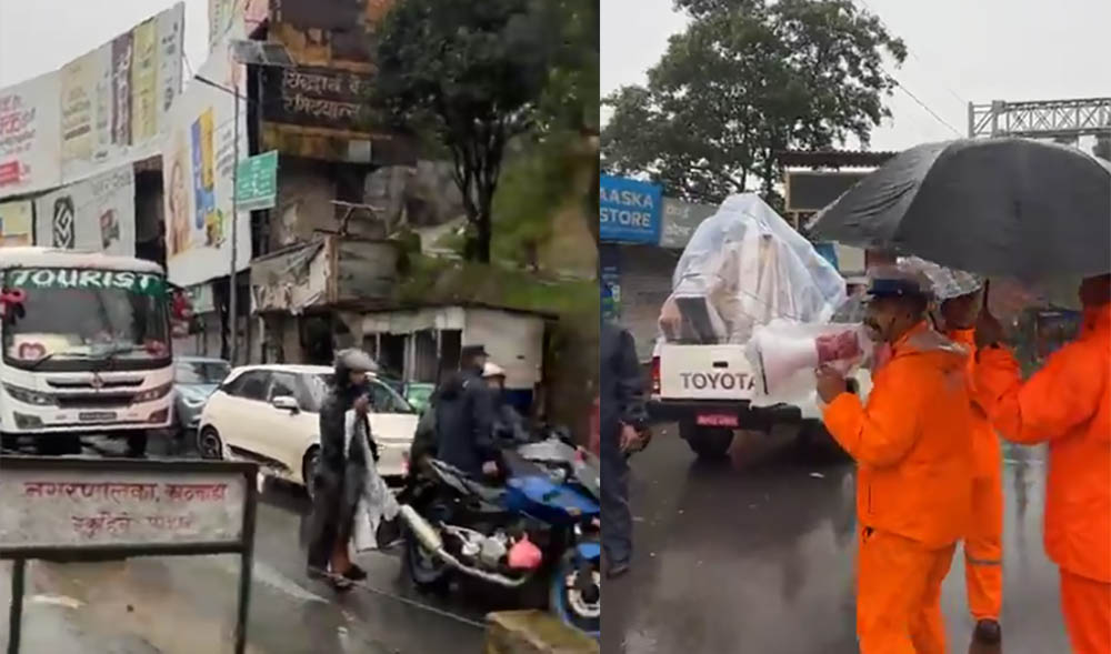 नागढुंगा चेकपोस्टबाट काठमाडौं फर्किए गाडीहरु