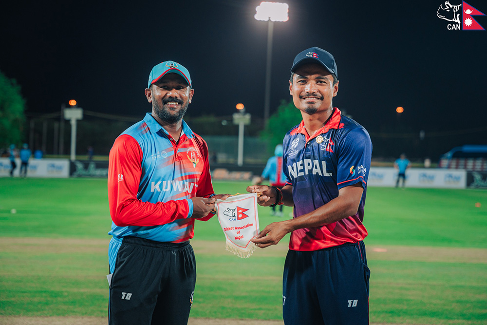 कुवेतले टस जित्यो, नेपालले पहिला ब्याटिंग गर्ने