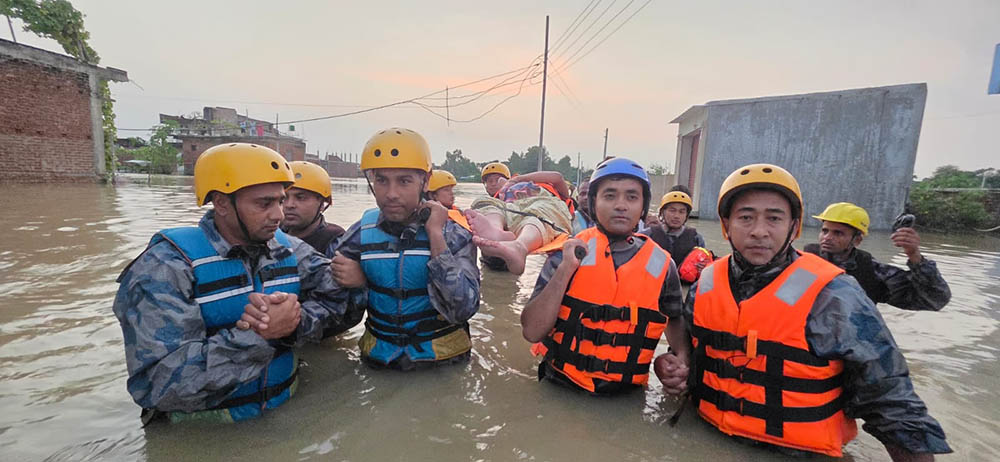 गर्भवती महिलाको उद्धार गरि अस्पताल पुर्‍याइयो