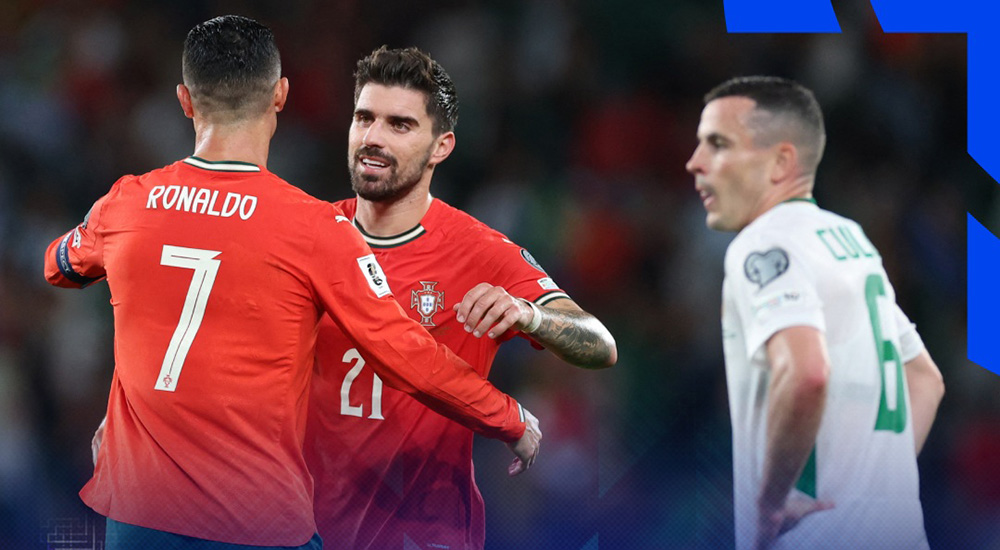 आयरल्याण्डमाथि पोर्चुगलको संघर्षपूर्ण जित, रोनाल्डोको पेनाल्टी मिस