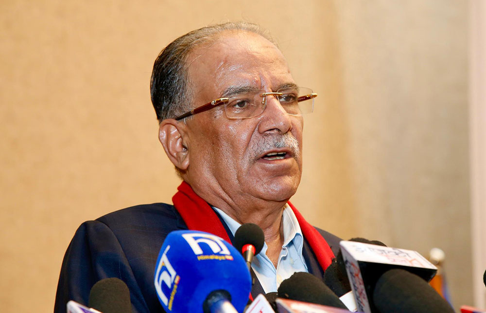 सुशिला कार्की ओलीको सिफारिस र आफुहरुको समर्थनमा प्रधानमन्त्री बनेकी हुन् : प्रचण्ड