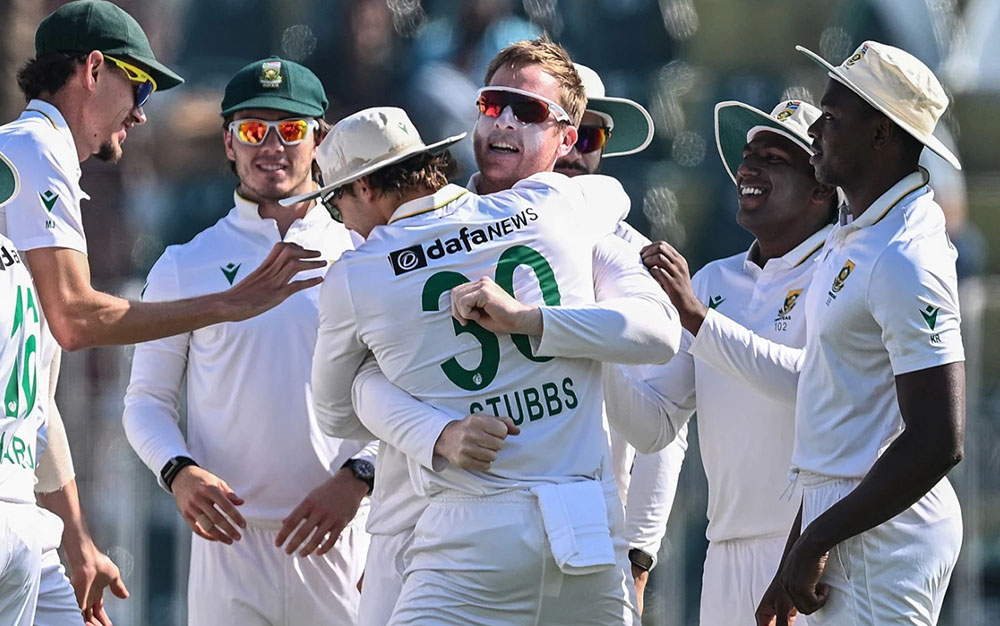 पाकिस्तानविरुद्धको दोस्रो टेस्टमा दक्षिण अफ्रीका ८ विकेटले विजयी, सिरिज बराबरी