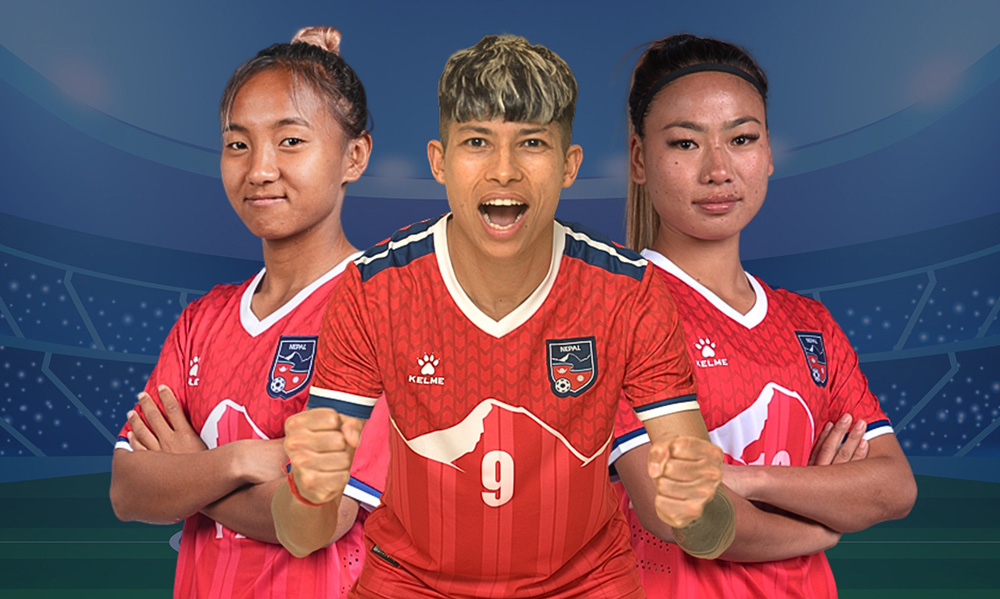 साम्बाको दुई गोलमा भारतविरुद्ध नेपालको जित