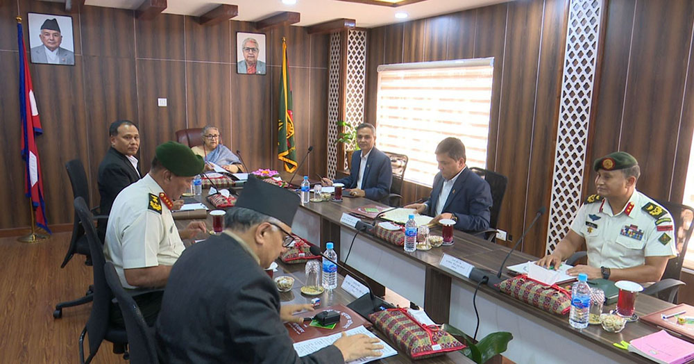 सुरक्षा परिषदको बैठक सम्पन्न