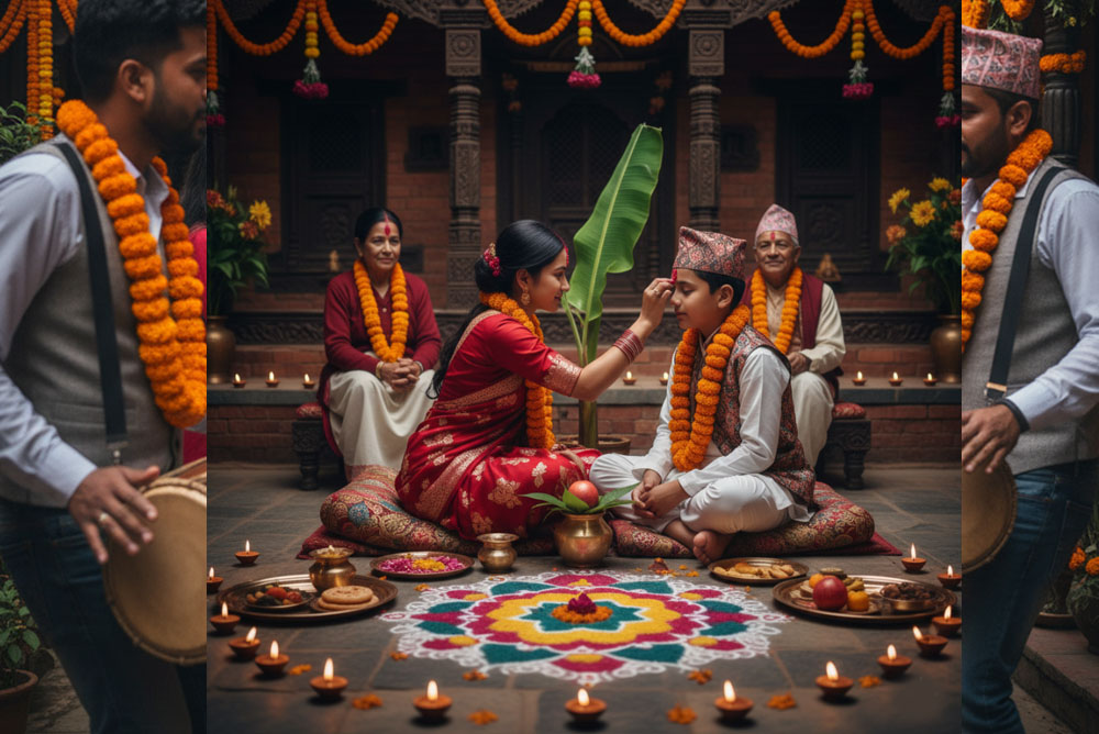 आज तिहारको भाइटिका लगाइदै