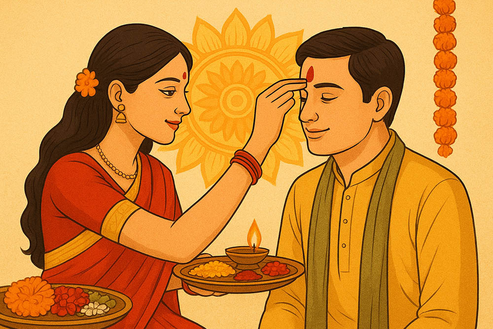 तिहारमा भाइटिकाको साइत कुन देशमा कति बेला ?