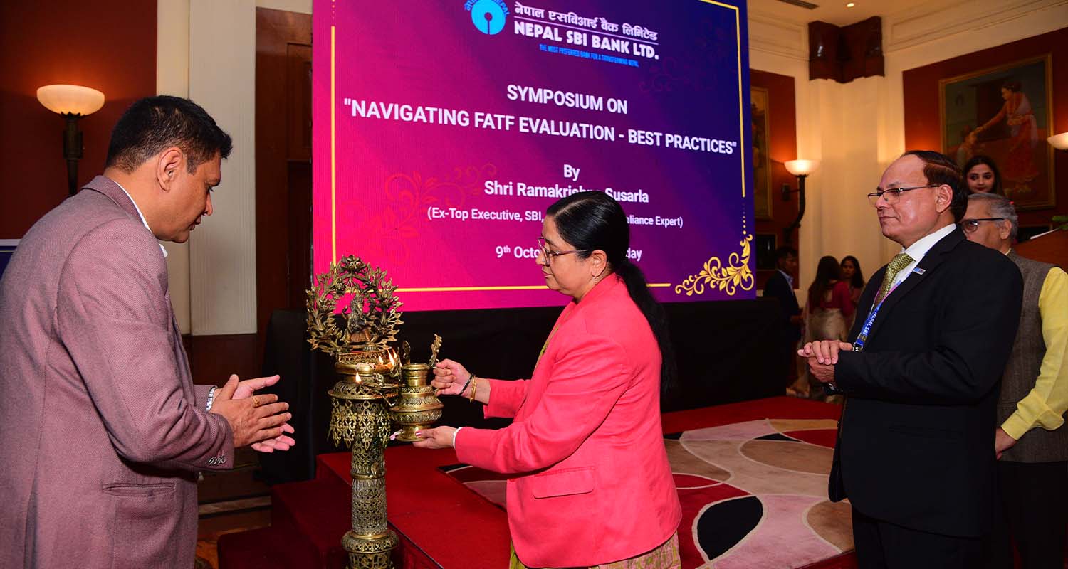नेपाल एसबीआई बैंक ‘एएमएल सीएफटी  मूल्याङ्कन तयारी’ विषयक विचार गोष्ठीको आयोजना