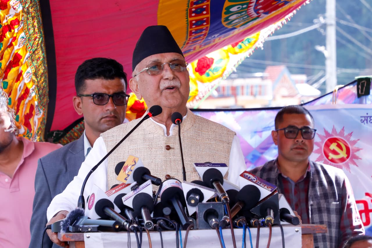 गुण्डुबाट ओलीको सन्देश : संसद् पुनर्स्थापनको विकल्प छैन, कांग्रेस पनि यही बाटोमा उभिन्छ