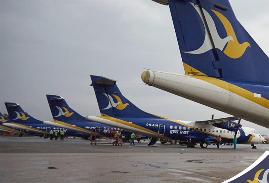 बुद्ध एयरले गर्‍यो आजका सबै उडान रद्द