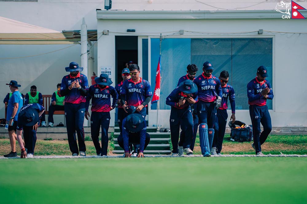 जापानमाथि नेपालको ५ विकेटको जित, २ अंकसहित सुपर सिक्स खेल्ने