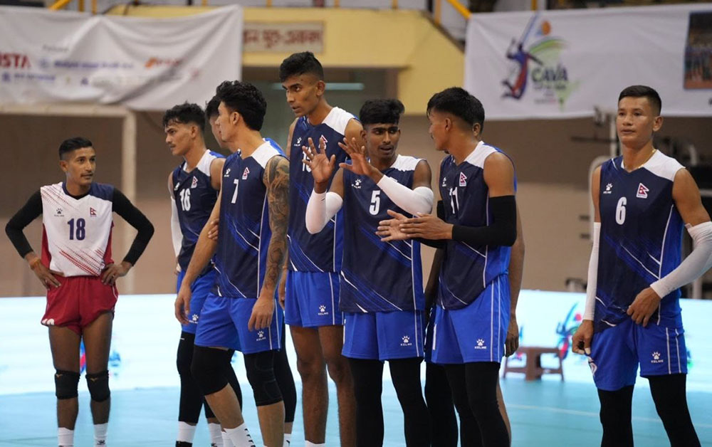 काभा पुरुष भलिबलमा नेपालको लगातार दोस्रो हार