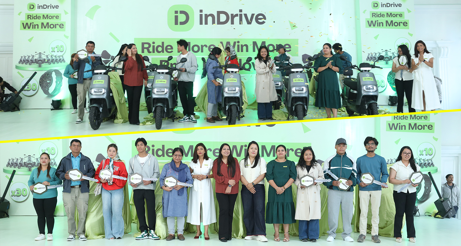 इनड्राइभमा यात्रा गर्ने १० जनाले इलेक्ट्रिक स्कुटर र ३० जनाले स्मार्टवाच जिते