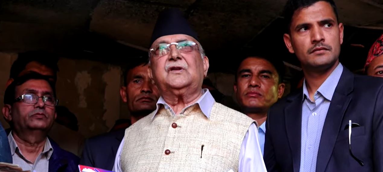 गृहमन्त्रीले आफूसँग व्यक्तिगत दुष्मनी राखेजस्तो व्यवहार देखियो : केपी ओली