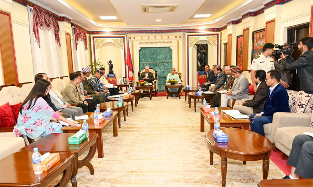 राष्ट्रपति पौडेल र प्रधानमन्त्री कार्कीसहित चारवटै सुरक्षा निकायका प्रमुखसँग निर्वाचनको तयारी र सुरक्षा बारे छलफल