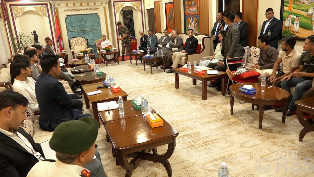 राष्ट्रपतिसँग जेनजीको छलफल सोमबारलाई सारियो