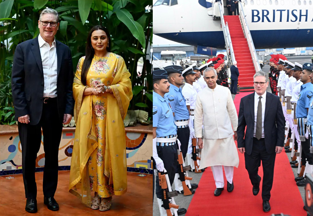 बेलायती प्रधानमन्त्री स्टारमर मुम्बईमा, आज मोदीसँग भेट्दै