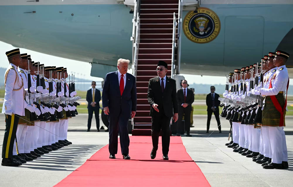 मलेसिया पुगे अमेरिकी राष्ट्रपति ट्रम्प