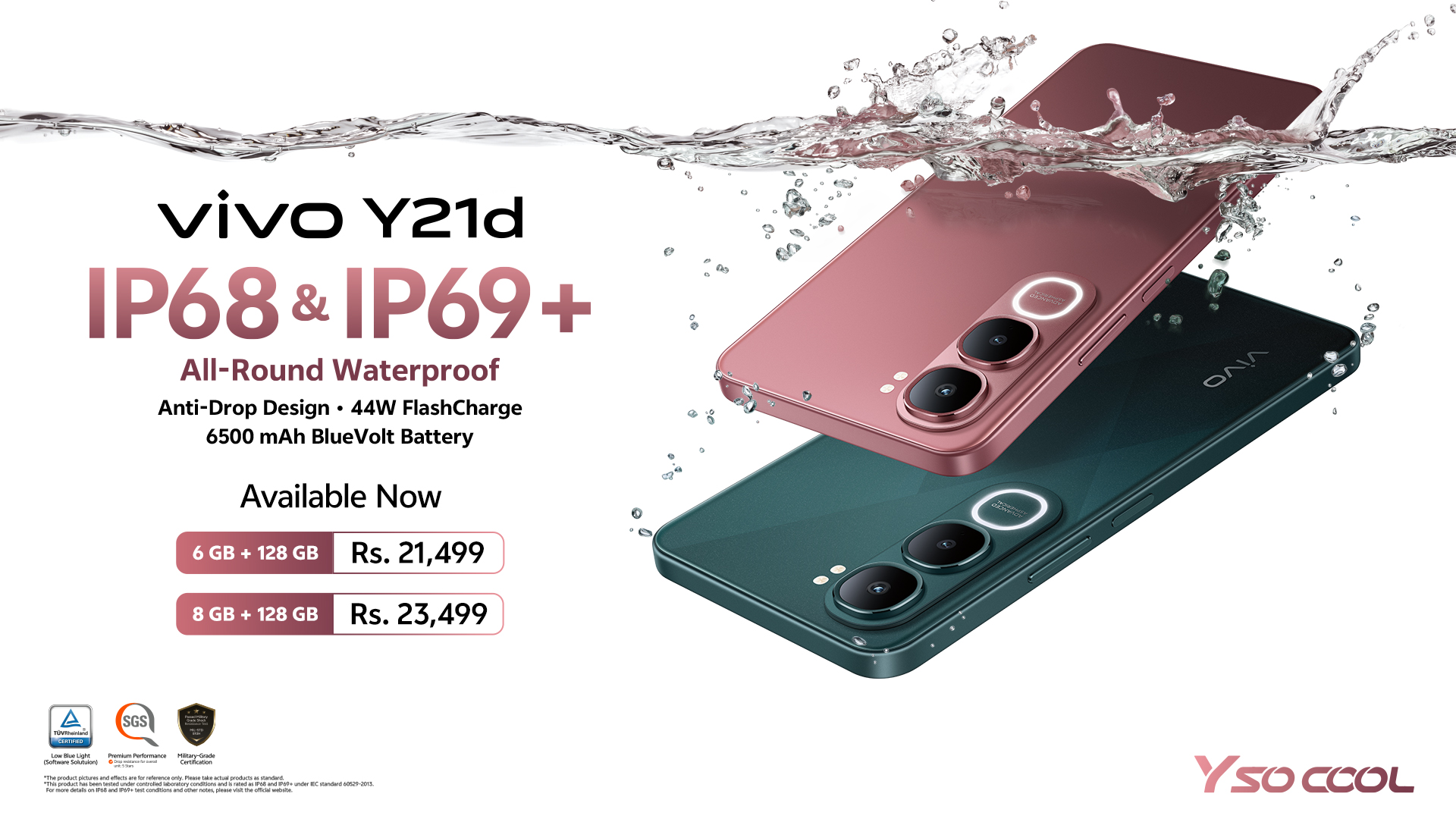 भिभोको सबैभन्दा किफायती वाटरप्रुफ स्मार्टफोन वाई २१ डि सार्वजनिक