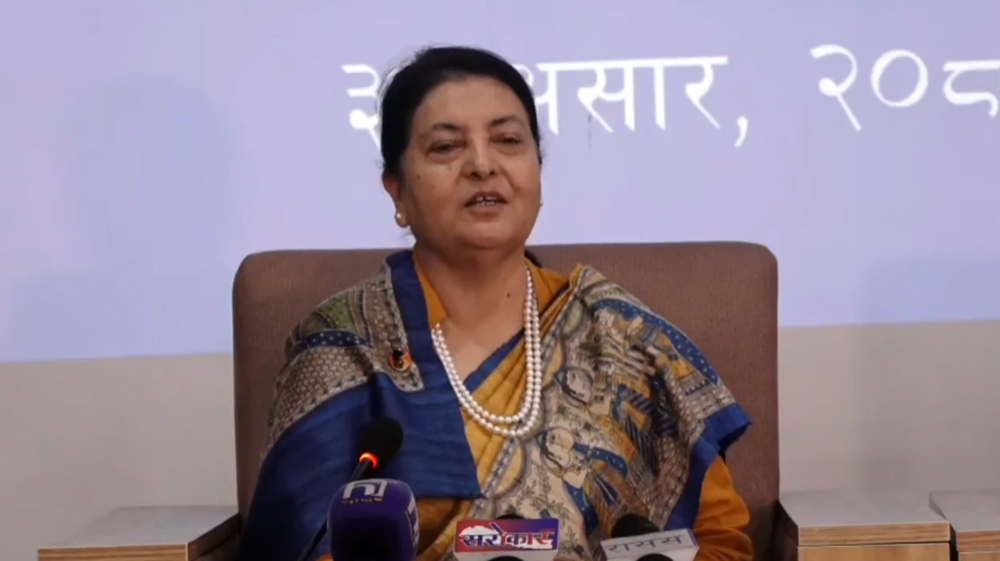 विद्या भण्डारीको एमाले कार्यकर्तालाई अपिल: प्रतिनिधि छनोटमा उच्च जिम्मेवारीका साथ ध्यान दिनु