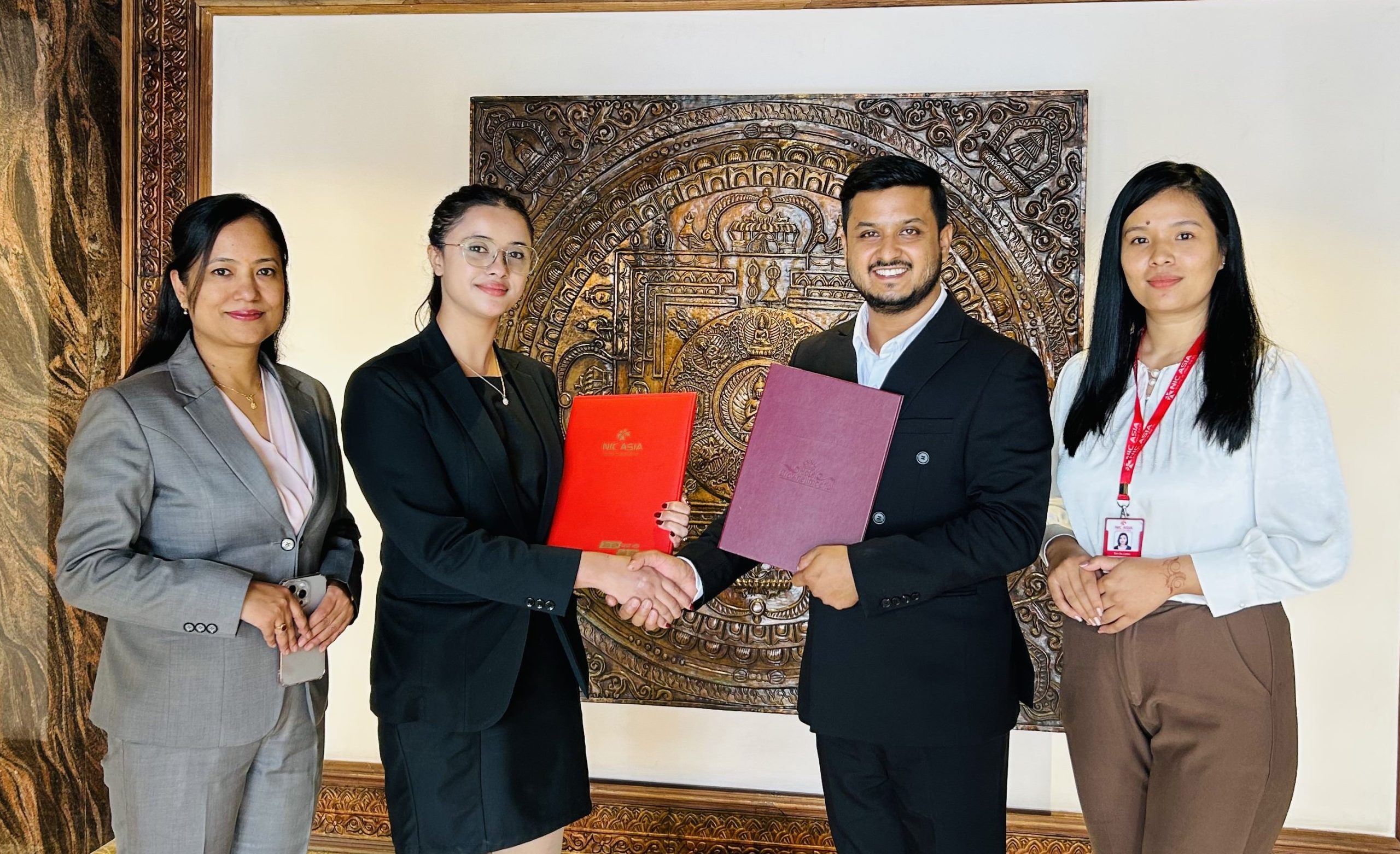 एनआईसी एशिया बैंक र होटल क्राउन इम्पेरियल विच सम्झौता