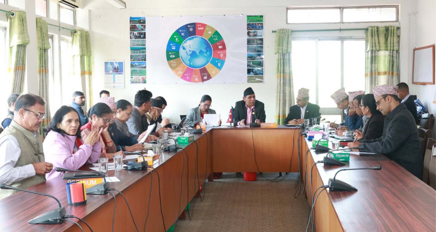 राजनीतिक दलहरुसँग राष्ट्रिय सभा अध्यक्षको छलफल