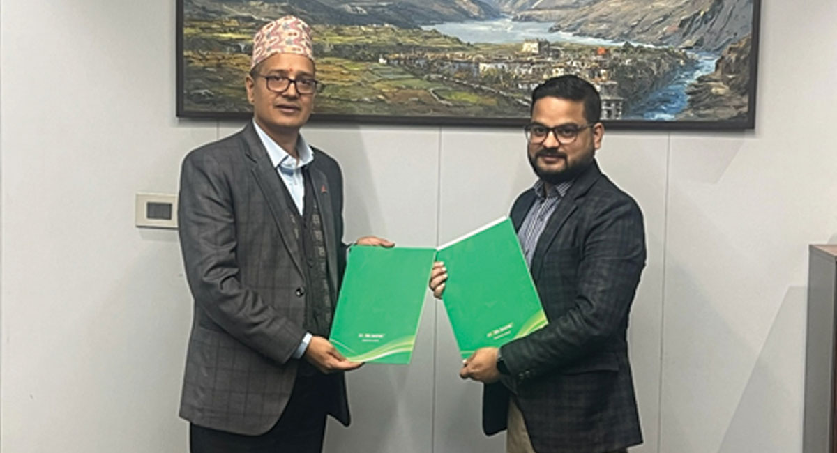 लुम्बिनी सिरेमिक्सद्वारा उत्पादित लामिनार टाइल्सले नबिल बैंकसँग “च्यानल फाइनान्सिङ” सुरु गर्न साझेदारी गरेको घोषणा