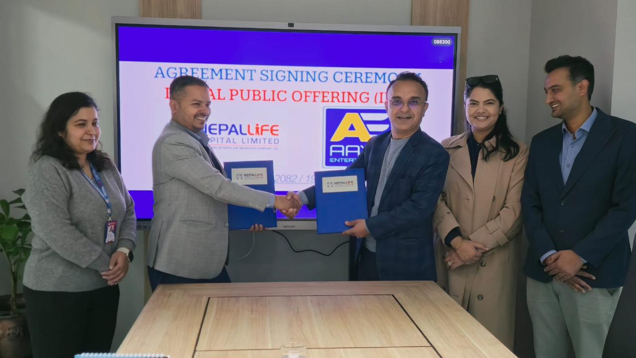 आयु इन्टरटेन्मेन्टले आईपीओ निष्कासन गर्ने, बिक्री प्रबन्धकमा नेपाल लाइफ क्यापिटल नियुक्त