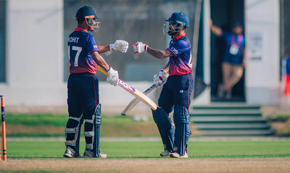 नेपालले अमेरिकालाई दियो २७२ रनको लक्ष्य