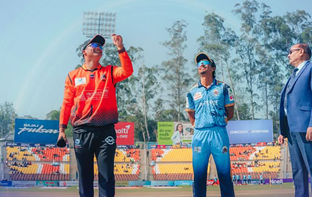 एनपीएल २ : चितवनले फिल्डिङ रोज्यो, कर्णालीले ब्याटिङ गर्ने