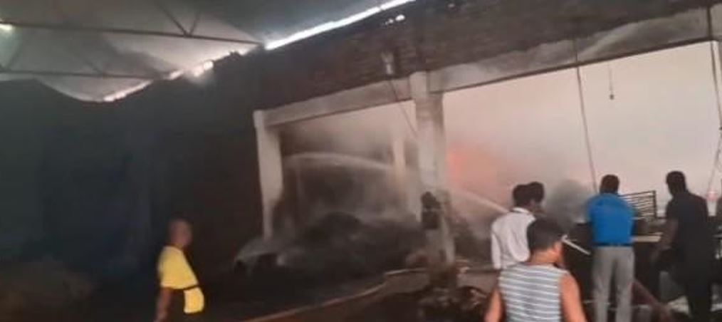 दुहबीको जुट मिलमा आगलागी