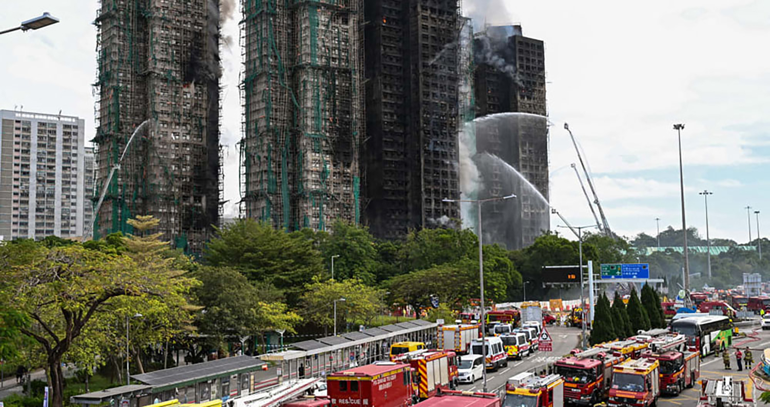 हङकङमा भएको आगलागीमा मृत्यु हुनेको सङ्ख्या १२८ पुग्यो
