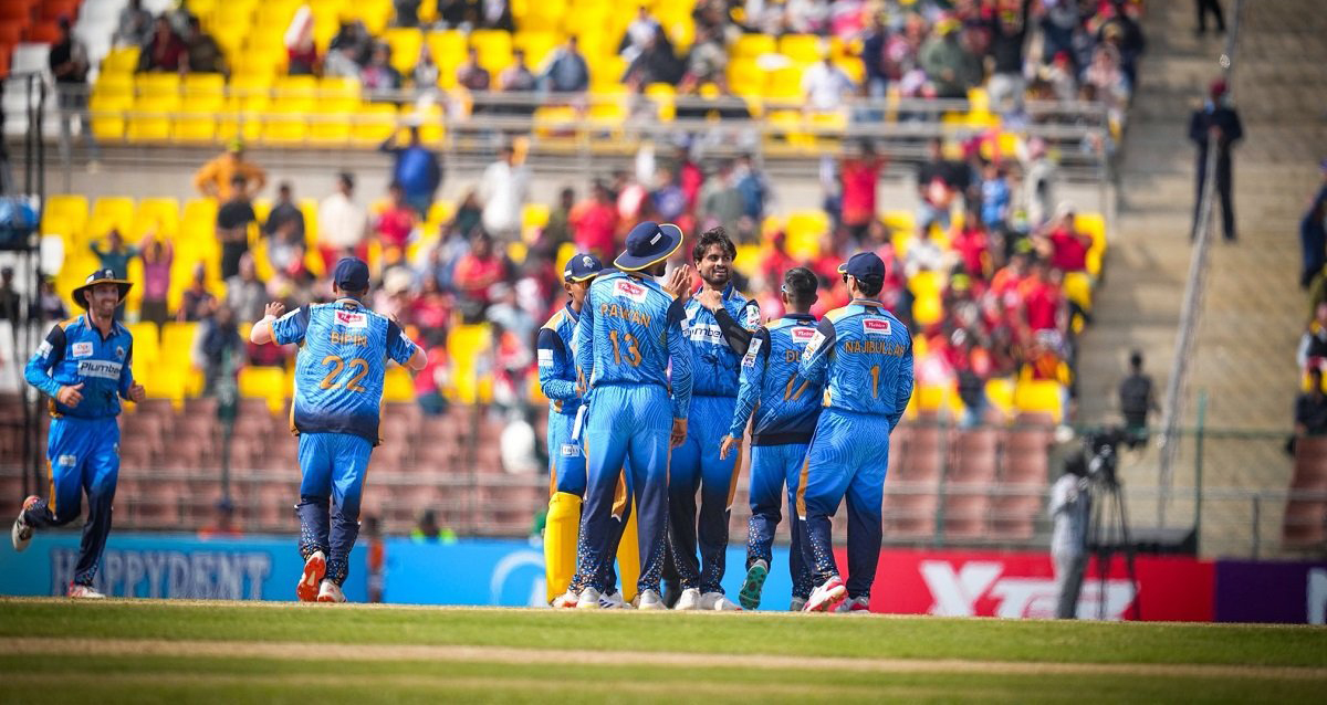 एनपीएल : लुम्बिनीले कर्णालीलाई दियो १५७ रनको लक्ष्य