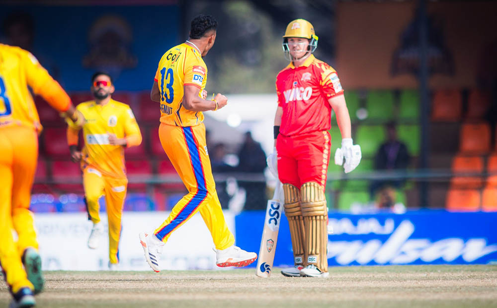 एनपीएल–२ : सुदूरपश्चिमको बलर हाबी हुँदा लुम्बिनी १४३ रनमा रोकियो