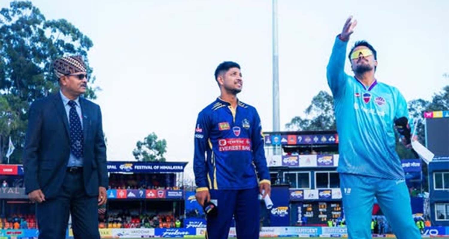 एनपीएलमा विराटनगरले टस जितेर काठमाडौंलाई दियो ब्याटिङ निम्तो