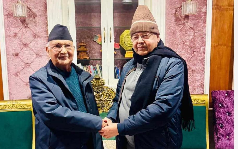 एमाले अध्यक्ष ओली र झलनाथ खनालको भेटघाट सकारात्मक