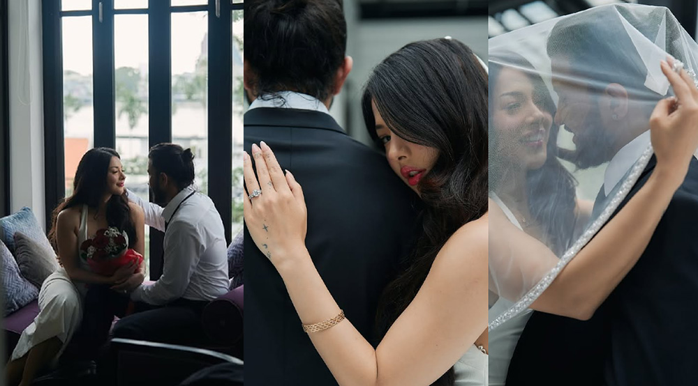 साम्राज्ञीले गरिन् प्रेमीसँग इन्गेजमेन्ट