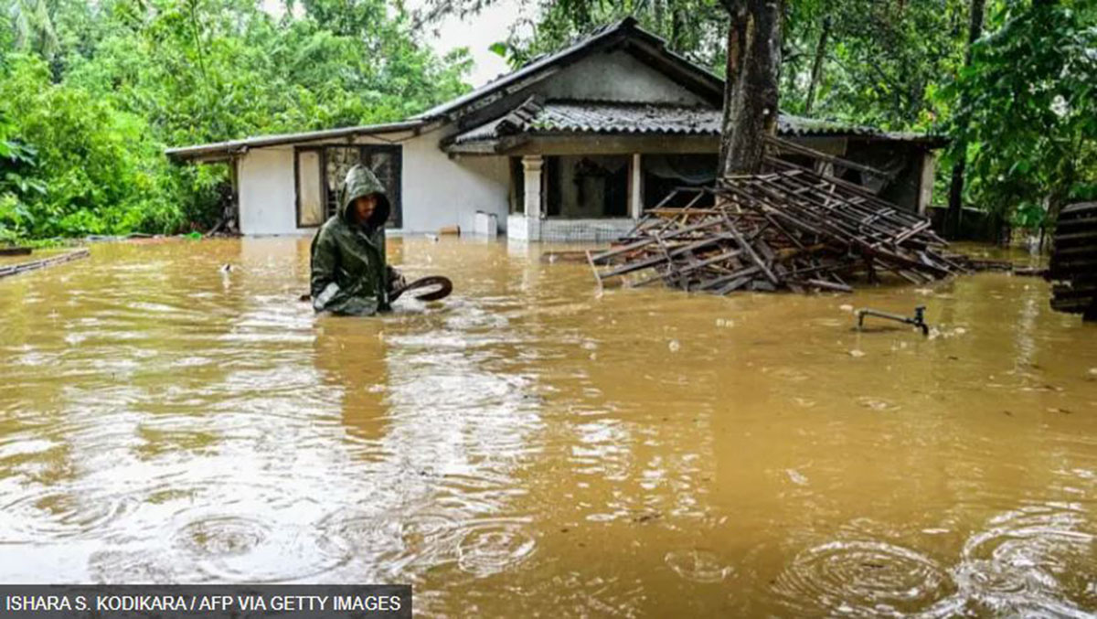 श्रीलंकामा भीषण बाढी/पहिरो : १२३ जनाको मृत्यु, १३० बेपत्ता